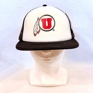 Ouray Sportswear University Of Utah Utes Trucker Sytle Snapback Hat - NWT